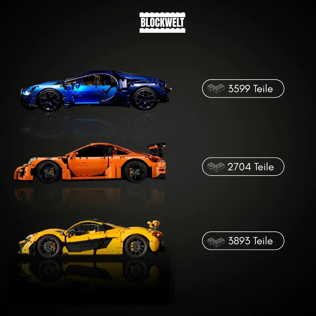 Ultimative Supersportwagen-Kollektion – Chiron | 911 GT3 RS | P1