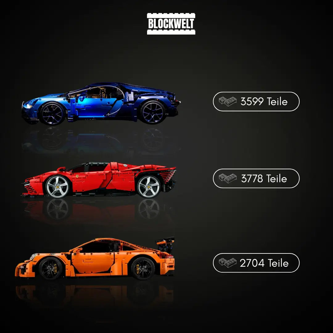 Ultimative Supersportwagen-Kollektion – Chiron | Daytona SP3 | 911 GT3 RS