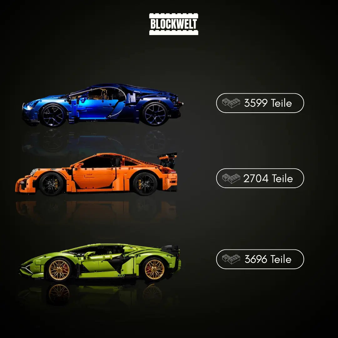 Ultimative Supersportwagen-Kollektion – Chiron | 911 GT3 RS | Sián FKP 37